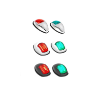 Led Navigation light - Green Starboard Light and Red Port Light  - Complete Set - WK-NL10X- AZLED